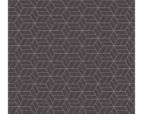 Papier peint intissé 36920-1 Metropolitan Graphique 3D marron Textile avec motif géométrique en cube