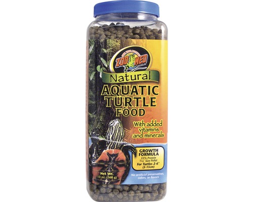 Nourriture en pellets pour tortues d’eau ZOO MED Natural Aquatic Turtle Food Growth 368 g