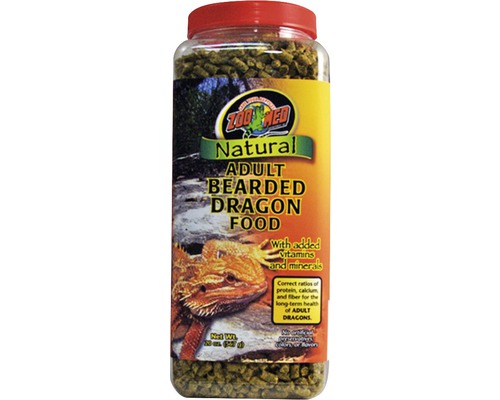 Nourriture en pellets pour dragons barbus ZOO MED Natural Bearded Dragon Food - Adult 567 g
