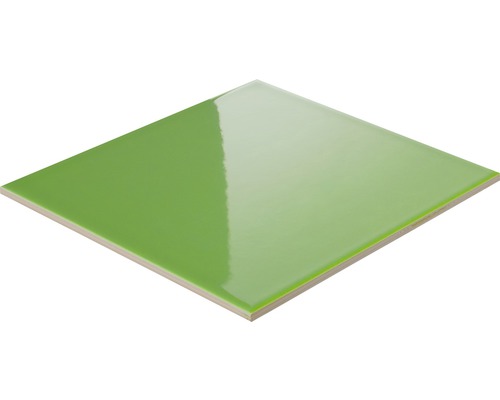 Quadratische grüne Fliese