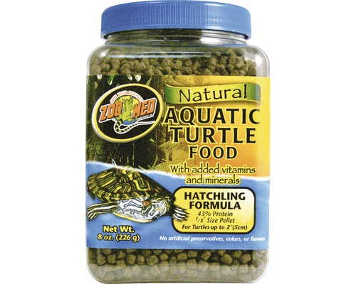 Nourriture en pellets pour tortues d’eau ZOO MED Natural Aquatic Turtle Food Hatchling 226 g