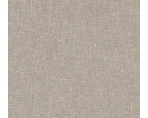 Papier peint intissé 36922-4 Metropolitan Uni textile marron Papier peint textile avec une fine structure de tissage