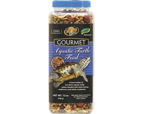 Schildkrötenfutter ZOO MED Gourmet Aquatic Turtle Food 312 g Zoo Med Gourmet Futter für Wasserschildkröten