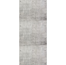 Betonwand mit sichtbarer Schalung
