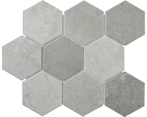 Keramikmosaik CIM HX9 CM 25,6x29,5 cm grau