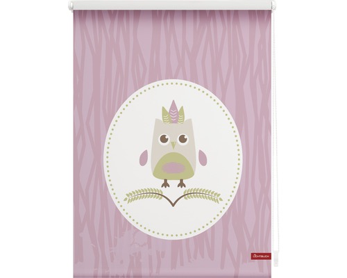 Fensterrollo mit Eulenmotiv für Kinderzimmer