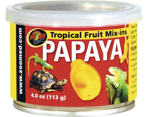 Nourriture pour reptiles ZOO MED Tropical Fruit Mix-ins Papaya 95 g
