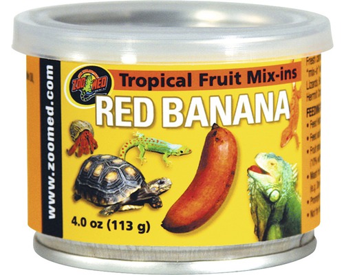 Nourriture pour reptiles ZOO MED Tropical Fruit Mix-ins Red Banana 95 g