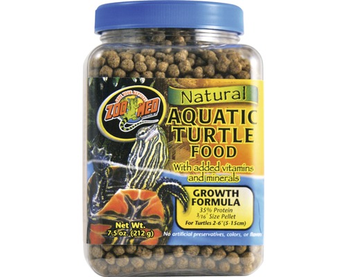 Nourriture en pellets pour tortues d’eau ZOO MED Natural Aquatic Turtle Food Growth 212 g