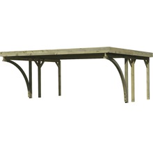 Holzcarport mit mehreren Stützen