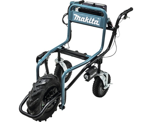 Brouette sur batterie Makita DCU180Z 18 V, sans caisse ni batterie ni chargeur Brouette électrique Makita avec éclairage