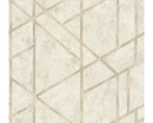 Vliestapete 36928-4 Metropolitan Stories Grafik beige Tapete mit geometrischen Linien auf strukturiertem Hintergrund