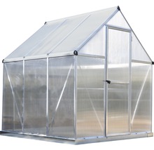 Serre Palram – Canopia Mythos 6x6 panneaux alvéolés 4 mm 185 x 186 cm alu