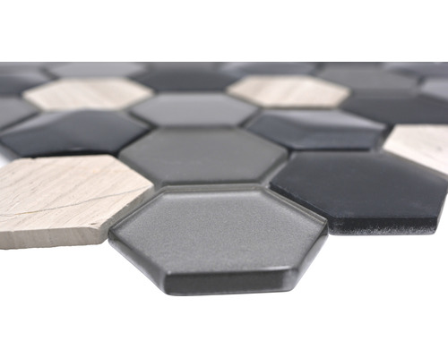 Mosaïque en forme d''hexagone