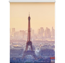 Store à clipser Lichtblick sans vissage tour Eiffel 80x150 cm, supports de serrage compris