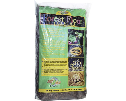 Bodengrund ZOO MED Forest Floor 26,4 l Zoo Med Forest Floor Terrarien Bodengrund aus Zypressenmulch in einer Verpackung