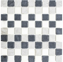 Natursteinmosaik MOS 32/1125 grau 30,5x30,5 cm