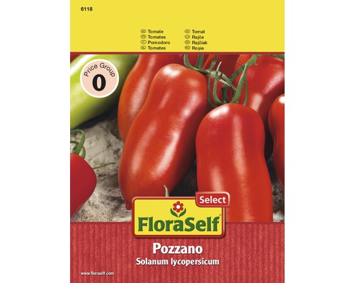 Tomate 'Pozzano' FloraSelf Select semences de légumes hybrides F1