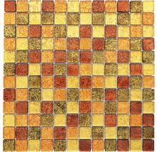 Mosaïque avec éléments carrés structurés