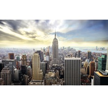 Luftaufnahme der Skyline von New York City mit dem Empire State Building