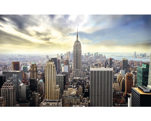 Luftaufnahme der Skyline von New York City mit dem Empire State Building