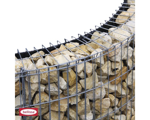 Gabione gefüllt mit Steinen