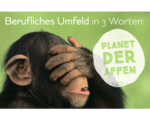 Aimant décoratif Planet Der Affen 5,5x8,5 cm