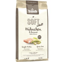 Aliment pour chiens Bosch Soft Adult au poulet et à la banane, 12,5 kilogrammes