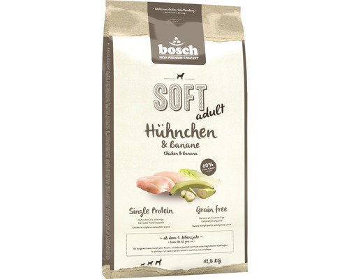 Croquettes pour chien Bosch Soft poulet & banane 12,5 kg