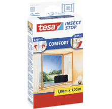 Moustiquaire pour fenêtre tesa Insect Stop Comfort sans perçage anthracite 100x100 cm-thumb-2