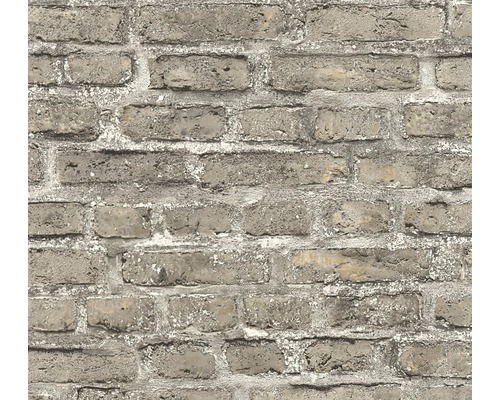 Papier peint intissé 36139-4 Neue Bude 2.0 mur en pierres marron Papier peint avec motif de briques