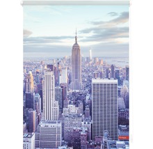 Store à clipser Lichtblick sans vissage New York 120x150 cm, supports de serrage compris