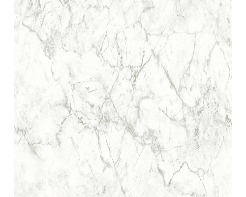 Papier peint intissé 36157-3 Neue Bude 2.0 aspect marbre gris blanc