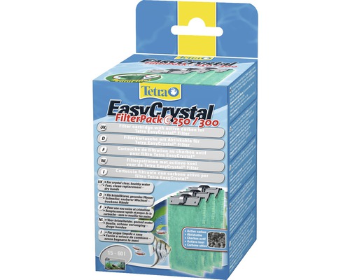 Tetra EasyCrystal Filterpack C250 ou C300 avec charbon actif