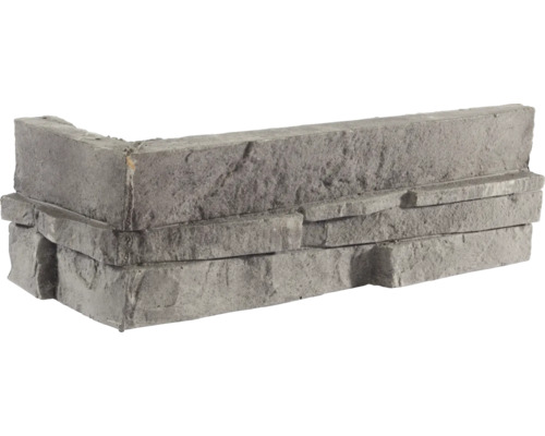 Graue Eckverblendsteine aus Stein