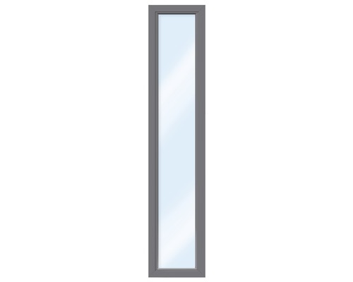 Kunststofffenster Festverglasung ESG ARON Basic weiß/anthrazit 400x1600 mm (nicht öffenbar)
