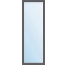 Kunststofffenster 1-flg. ESG ARON Basic weiß/anthrazit 500x1650 mm DIN Rechts-thumb-0