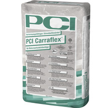 Mortier en couche mince déformable PCI Carraflex® pour sols en matériaux naturels blanc C2FTE-S1 25 kg-thumb-0