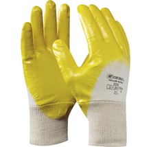Gants de travail en nitrile GEBOL jaune/blanc, taille 10-thumb-0