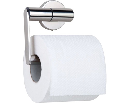 Toilettenpapierhalter aus Metall mit Papierrolle
