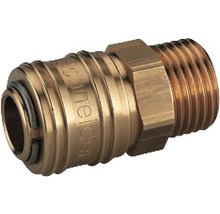 Raccord enfichable pneumatique Schneider avec filetage mâle