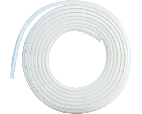 Joint universel blanc 5 m AC 0500 pour cadres en acier Profilé d''étanchéité en plastique, enroulé