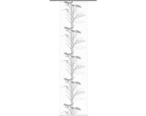 Schiebegardine Asbach grau 60x245 cm