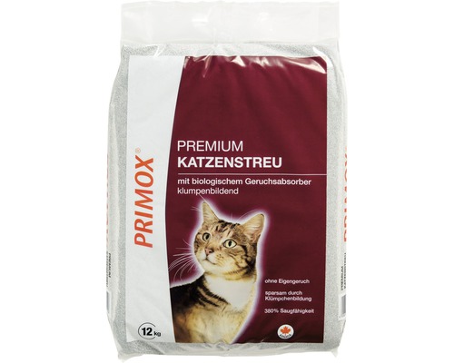 Litière pour chats PRIMOX Premium avec absorbant d'odeurs 12 kg-0