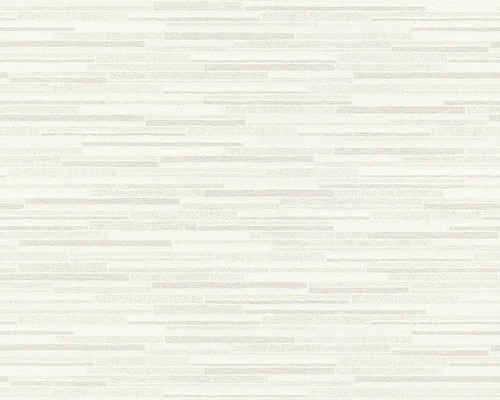 Papier peint intissé 7097-21 Best of Wood'n Stone listel-klinker crème-blanc