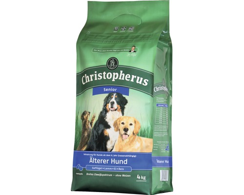 Croquettes pour chiens, Allco Christopherus chien âgé 4 kg Christopherus Senior Aliments secs pour chiens âgés, 4 kilogrammes