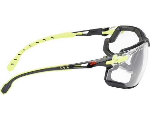 3M Schutzbrille mit klaren Gläsern und schwarzen Bügeln