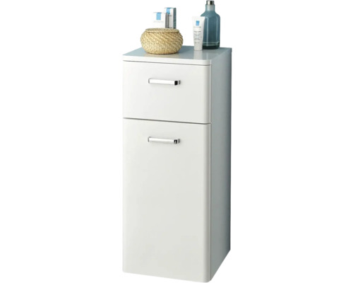 Meuble bas Pelipal Piolo largeur 30 cm blanc démonté Meuble bas Pelipal Piolo largeur 30 cm blanc démonté