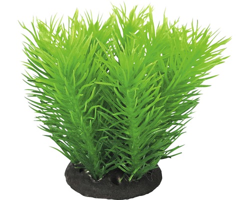 Kunststoffpflanze Für Aquarien – Gras In Blau/Weiß, 32 Cm Hoch, Mit Keramiksockel, Sicher Für Fische
