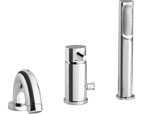 Robinet de baignoire îlot avec douchette